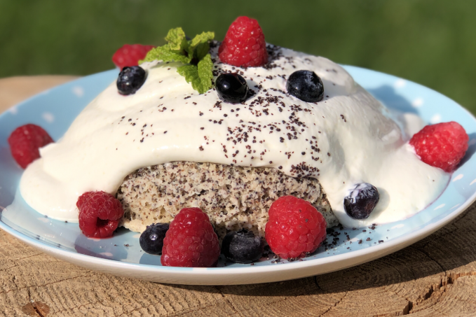 MUGCAKE Makový Výborná rychlovka!! LOW CARB Dezert