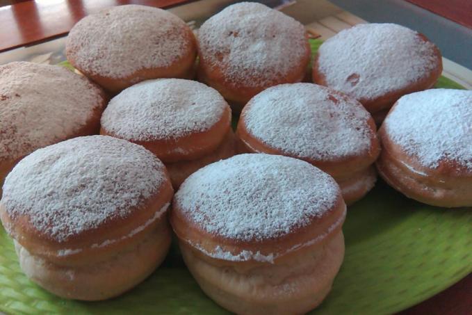 Plněné koblížky - pečené