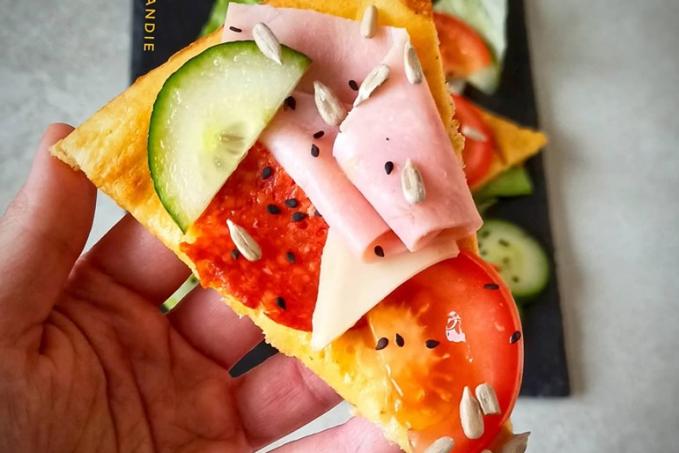 Obložené placky ala pizza - LC