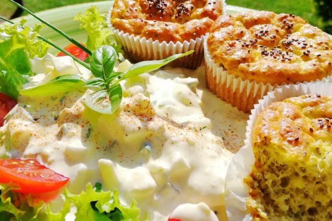 Vajìčkový šalát s chia pečivom - LC