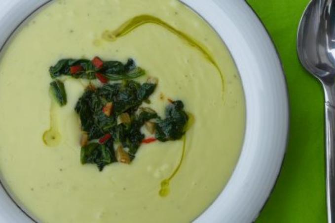 Krémová fazolová polévka