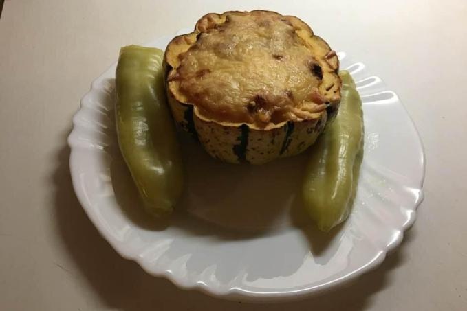 Sweet dumpling - dýně plněná masovou směsí - LC