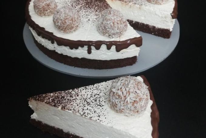 Kokosový dort s rumovými koulemi - LC