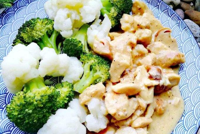 Kuracie na dubákoch v syrovej omačke - LC