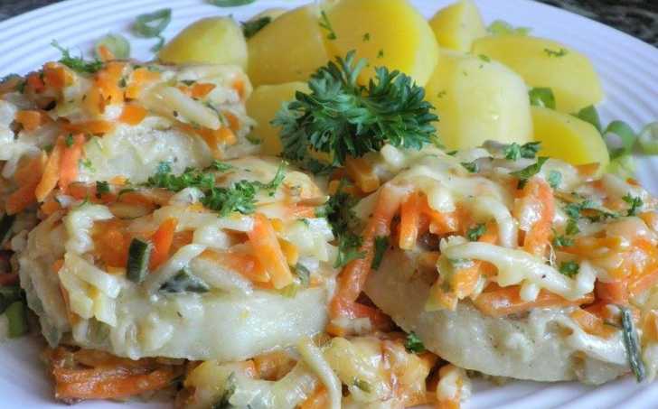 MEDAILONKY Z MOŘSKÉ ŠTIKY SE ZELENINOU