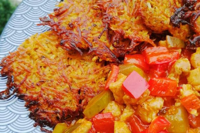 Diabolskè sotè s batátovymi plackami