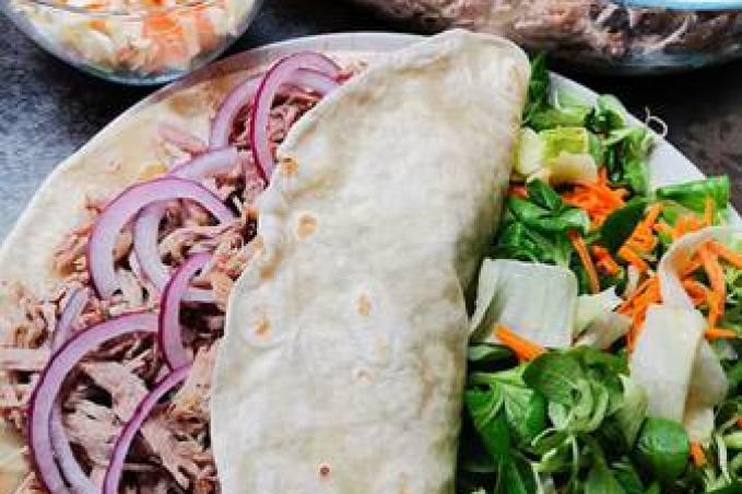 Pomalu pečené trhané maso - LC