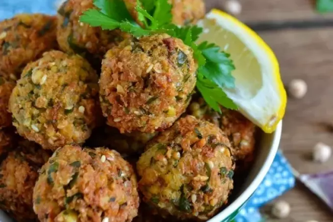 Cizrnový falafel