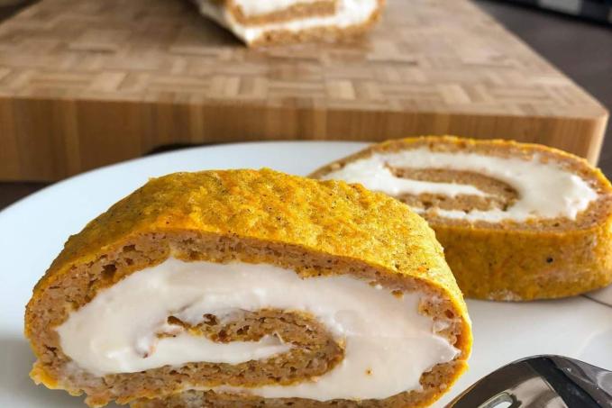 Mrkvová roláda s limetkovým krémem - LC