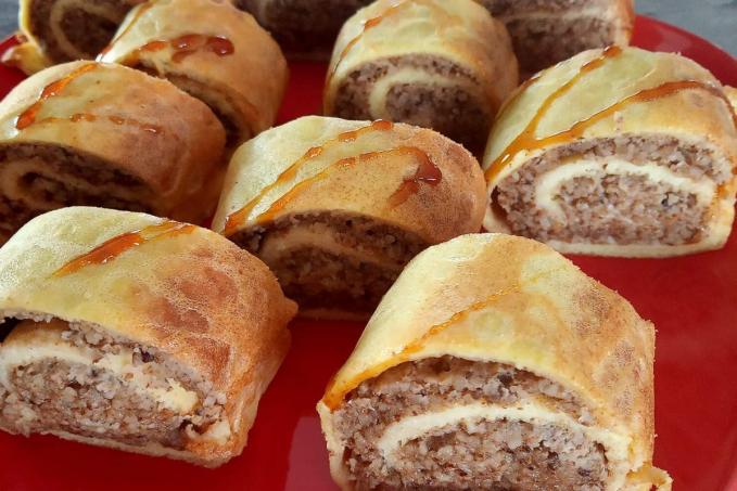 Ořechový závin bez mouky a cukru