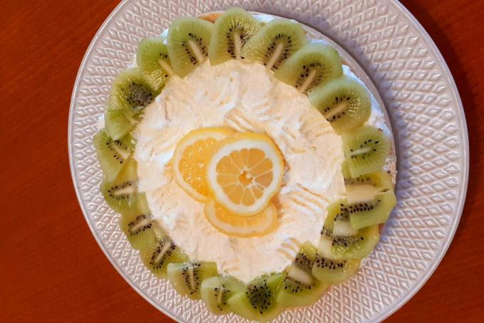 CITRONOVÝ NEPEČENÝ DORT - LC