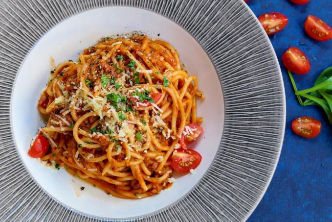 Špagety ala arrabiata