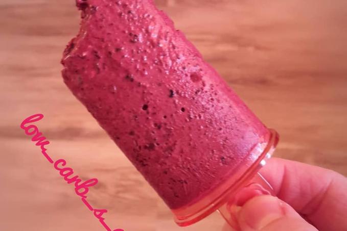 Borůvkové nanuky - nízkosacharidové