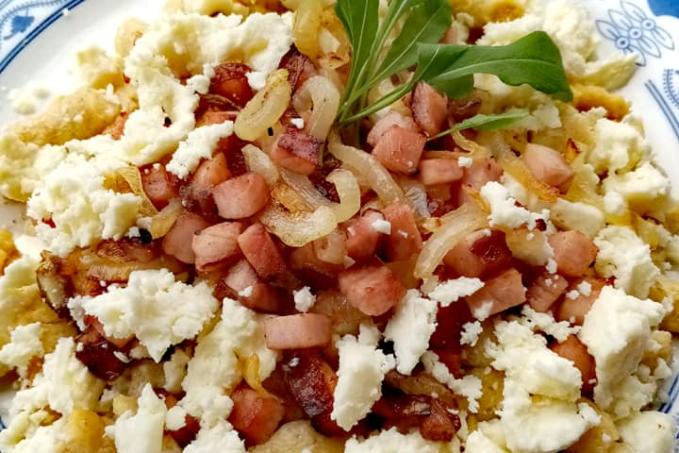 Halušky s uzeným a brynzou - LC