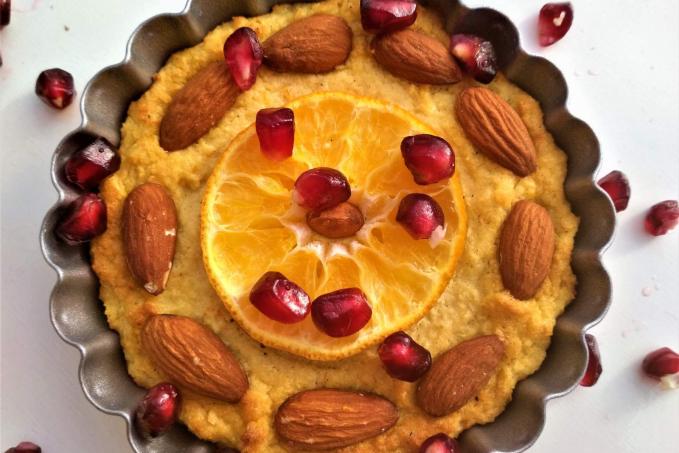 Pomerančové koláčky z mandlové mouky