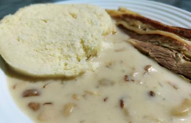 Bílá hříbková omáčka