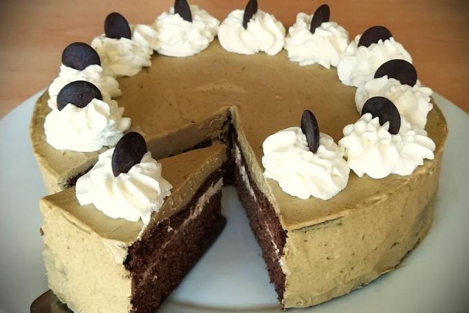 Čokoládový dort s kávovým krémem - LC