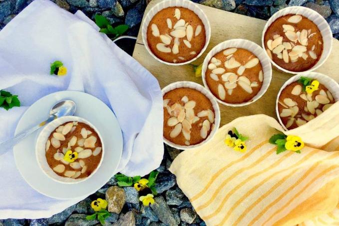 Mandlové muffiny z hnědého másla