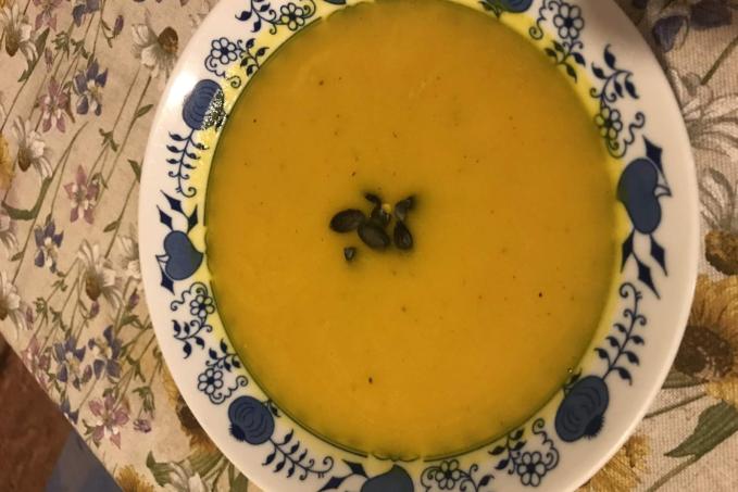Dýňová polévka z Hokkaido