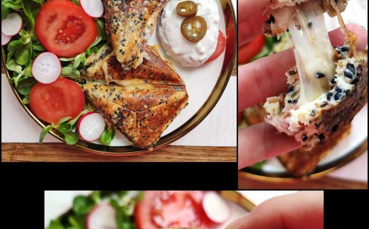 Mandlovo-semínkový toast a jalapeno dip