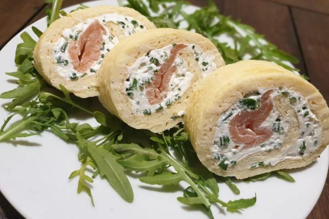 Roláda s uzeným lososem - LC