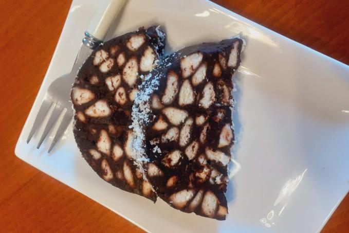 Čokoládový nepečený dezert