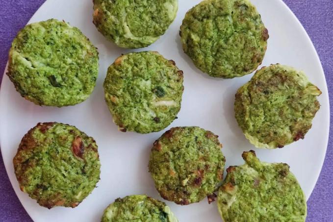Špenátovo brokolicové muffiny