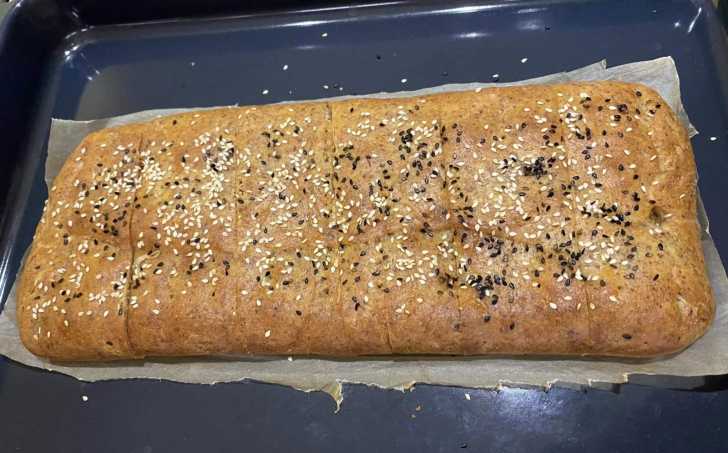 Slaný závin se zelím a slaninou - LC