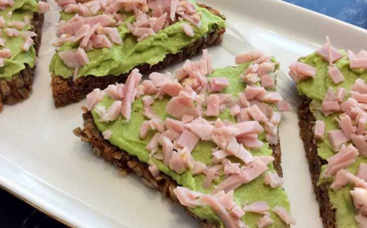 Avokádová pomazánka se šunkou