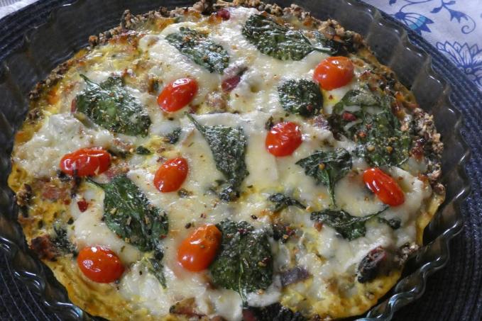 Slaný špenátový koláč - LC