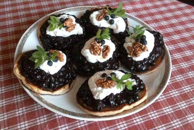 Lívanečky s borůvkami