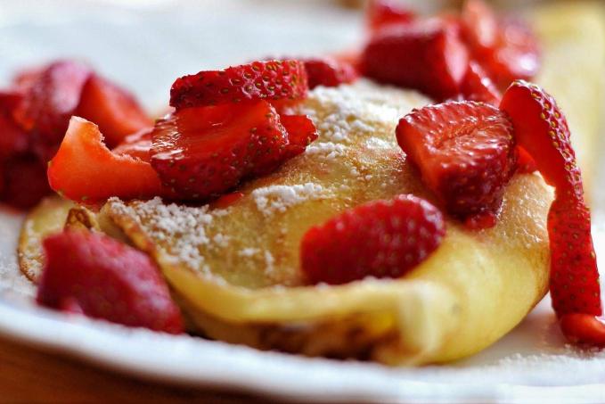 Palačinky zapečené s tvarohem