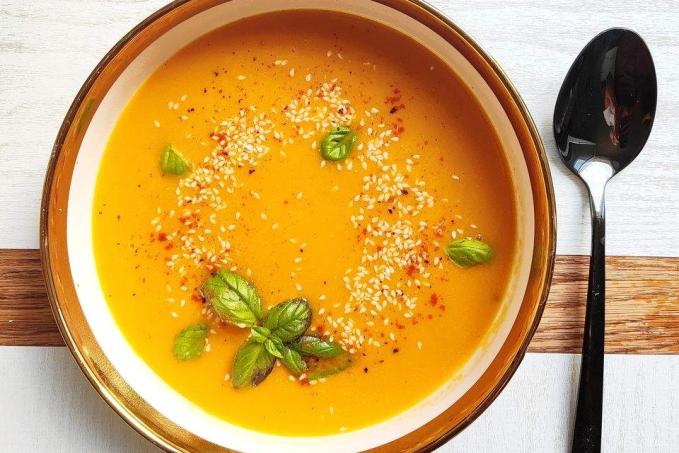 Mrkvový krém s kokosovým mlékem