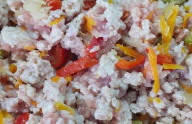 Plněná pečená kulatá cuketa