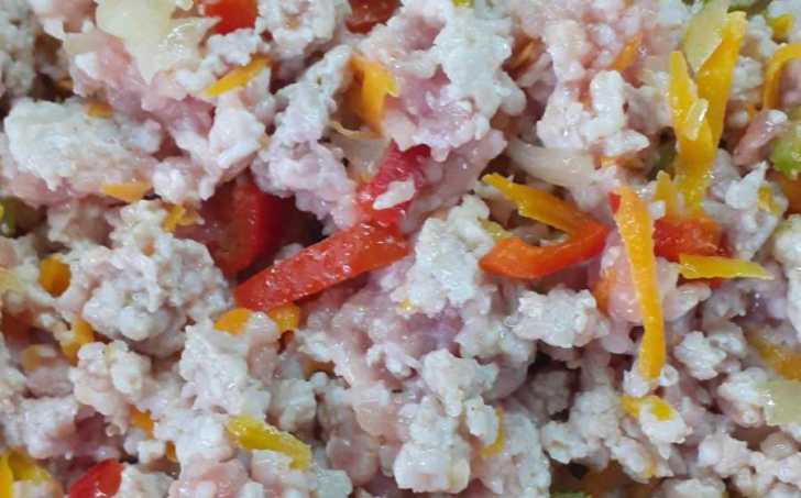 Plněná pečená kulatá cuketa