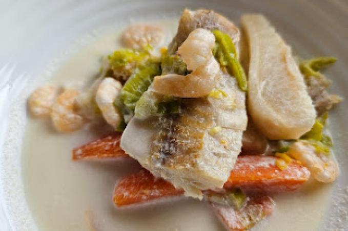 Smetanová rybí polévka