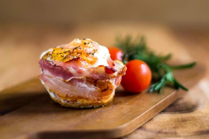 Zapékaná šunková miska s mozzarellou a žampiony