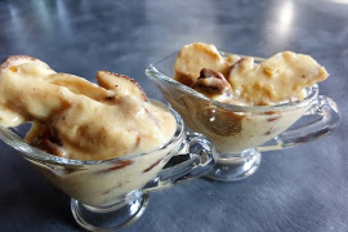 Hříbkový přeliv k masu