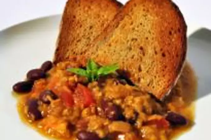 Chilli červená čočka s fazolemi