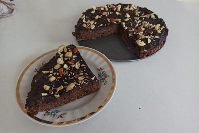 FIT koláč s banány