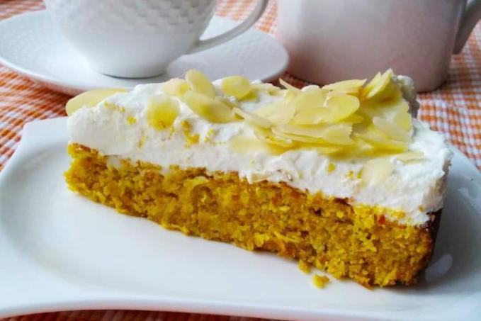 Dýňový dort bez cukru a mouky