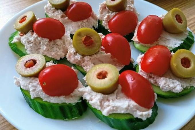 Chuťovky se šunkovou pěnou