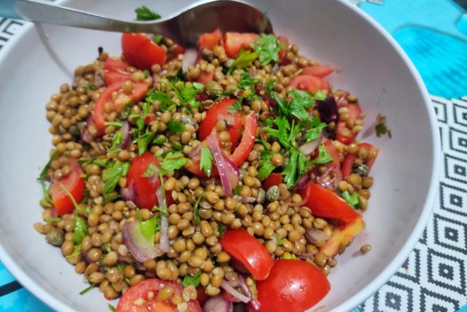 Přílohový čočkový salát ala Eoliana