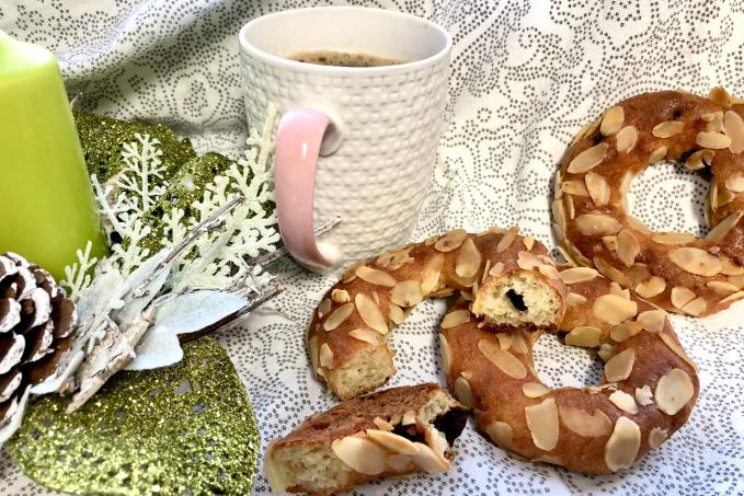 Bagely z fat head těsta à la vánočka