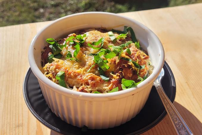 ZAPEČENÝ LILEK S MLETÝM MASEM