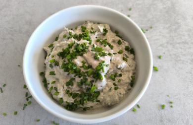 Sardinková pomazánka s pažitkou a ricottou