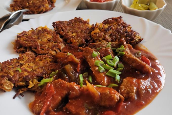 KATŮV ŠLEH S BATÁTOVÝMI PLACIČKAMI