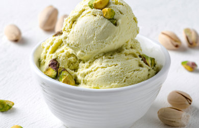 Pistáciová zmrzlina bez cukru