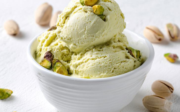 Pistáciová zmrzlina bez cukru