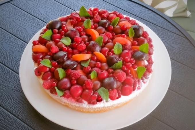 Dort s letním ovocem - LC